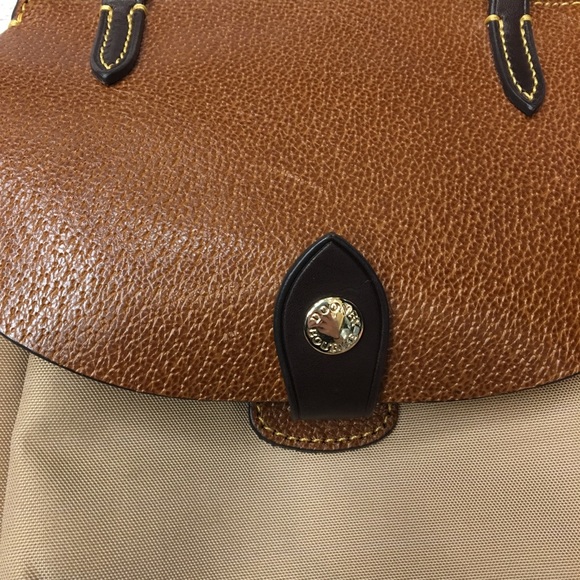 Dooney and Bourke nylon crossbody saddlebag - Picture 2 of 5